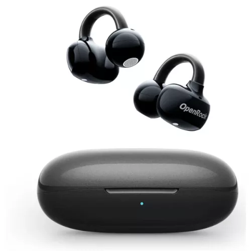 ONEODIO Sport Fejhallgató - OpenRock E Black (premium, légvezetés, BT 6.0, fekete)