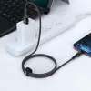 ACEFAST USB-A - Lightning töltő- és adatkábel 1,2 m-es vezetékkel - 5V/2,4A - ACEFAST C1-02 Acewire Pro Charging Data Cable - fekete (Apple MFI engedélyes)