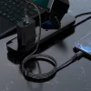 ACEFAST USB-A - Lightning töltő- és adatkábel 1,2 m-es vezetékkel - 5V/2,4A - ACEFAST C1-02 Acewire Pro Charging Data Cable - fekete (Apple MFI engedélyes)