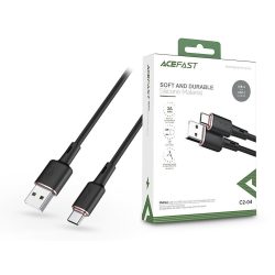   ACEFAST USB-A - USB Type-C adat- és töltőkábel 1,2 m-es vezetékkel - ACEFAST C2-04 Mellow Cable - 5V/3A - fekete