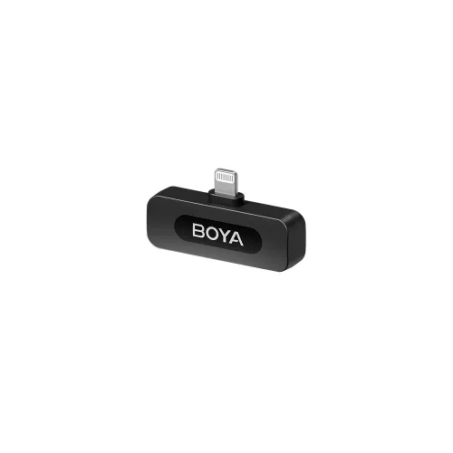 BOYA V Series BY-V2 vezeték nélküli mikrofon Lightning csatlakozós eszközökhöz, 2 adó + 1 vevő