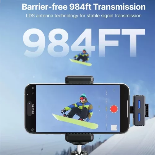 BOYA BOYALINK V3-02 2.4GHz Univerzális vezetéknélküli szett (1+2) USB-C + 3.5mm TRS