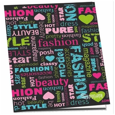 Pulse 220239 füzet, tűzött, A5 kockás, 52 lap