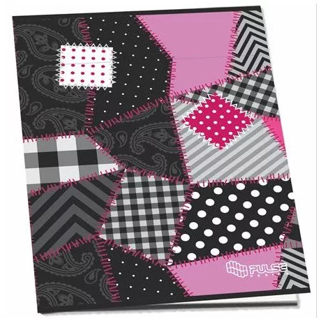 Pulse 220239 füzet, tűzött, A5 kockás, 52 lap