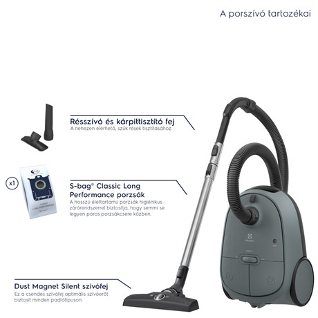 Electrolux EB61C1OG porszívó porzsákos