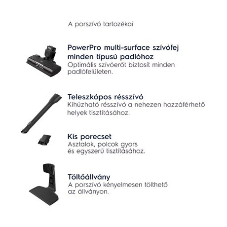 Electrolux ES52CB18SH porszívó álló