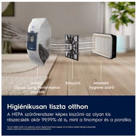 Electrolux EB31C1DB porszívó porzsákos