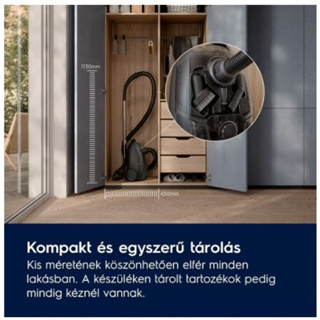 Electrolux EB31C1DB porszívó porzsákos