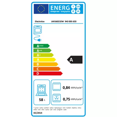 Electrolux LKK560232W tűzhely kombinált