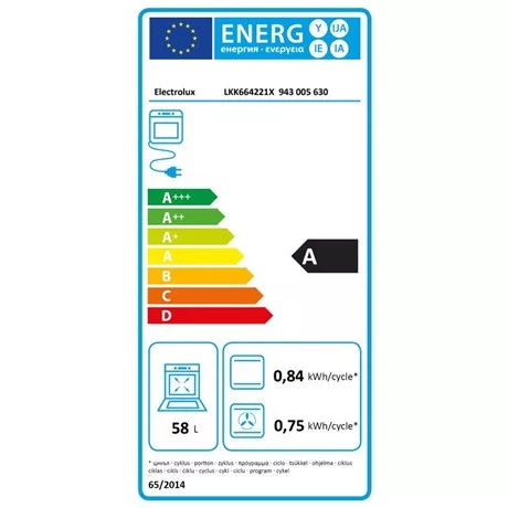 Electrolux LKK664221X tűzhely kombinált