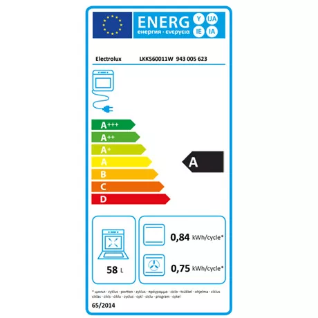 Electrolux LKK560011W tűzhely kombinált