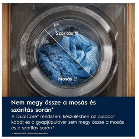 Electrolux EW7W5697QE mosó-szárítógép gőz funkcióval
