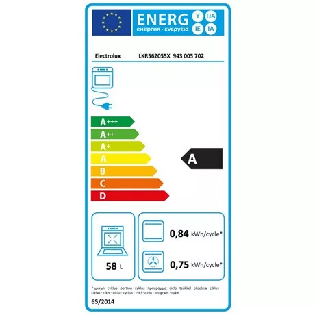 Electrolux LKR562055X tűzhely kerámialapos