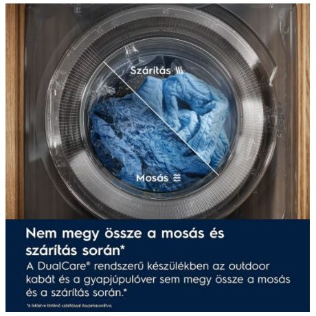 Electrolux EW8W7607QE mosó-szárítógép gőz funkcióval