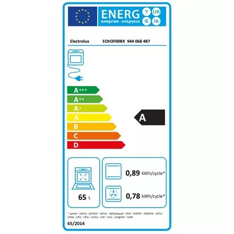 Electrolux EOH3F00BX sütő beépíthető