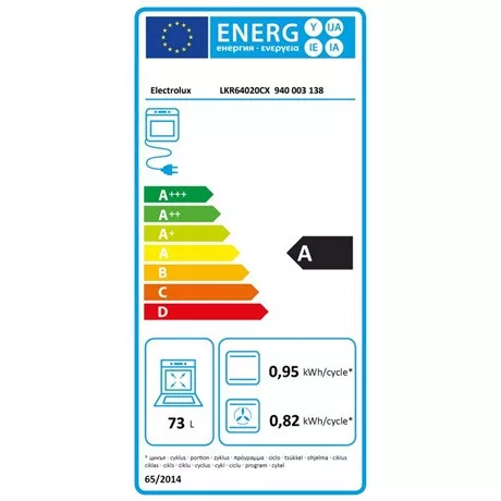 Electrolux LKR64020CX tűzhely kerámialapos