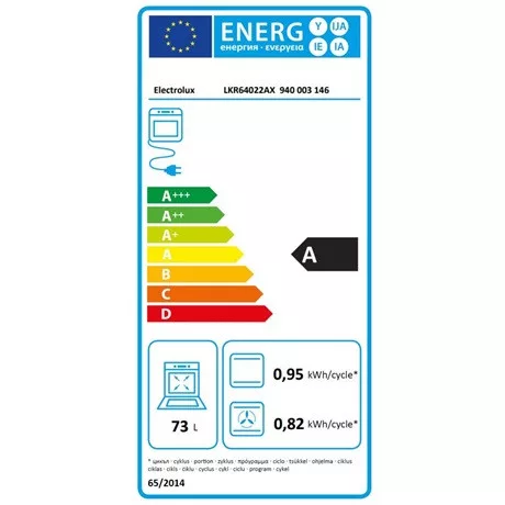 Electrolux LKR64022AX tűzhely kerámialapos