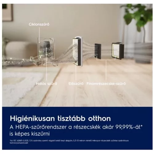 Electrolux EL31C1LDB porszívó porzsák nélküli