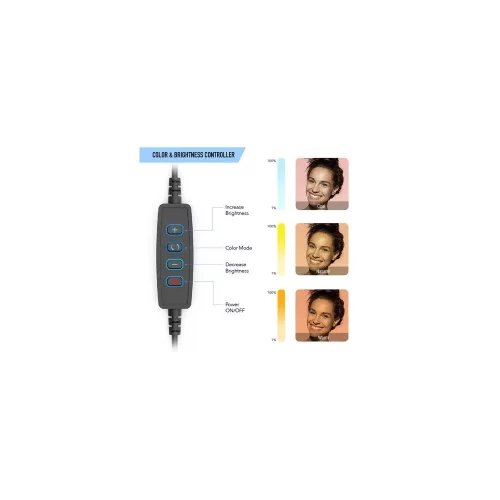 DIGIPOWER Success telefontartó és 6" kör LED