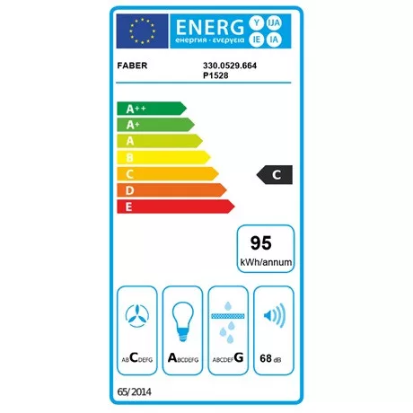 Faber TWEET EV8 LED BK A55 páraelszívó