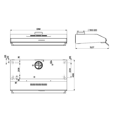 Faber 2740 PB SRM WH A60 páraelszívó