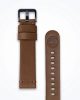 Samsung Galaxy Watch 4 / 5 / 5 Pro / 6 valódi bőrből készült óraszíj -          StrapStudio Essex - 20 mm - barna