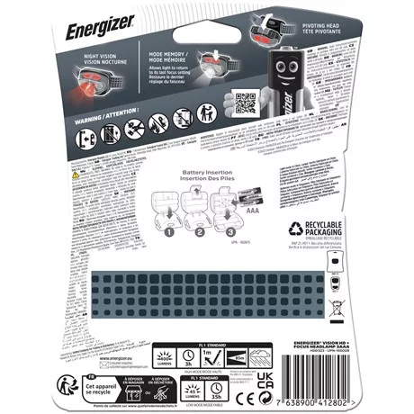 Energizer VISION HD+ FOCUS fejlámpa
