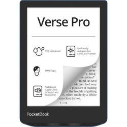   POCKETBOOK e-Reader - PB634 VERSE PRO Azure (6"E Ink Carta, Cpu: 1GHz,512MB,16GB,1500mAh, wifi,mSD, IPX8)