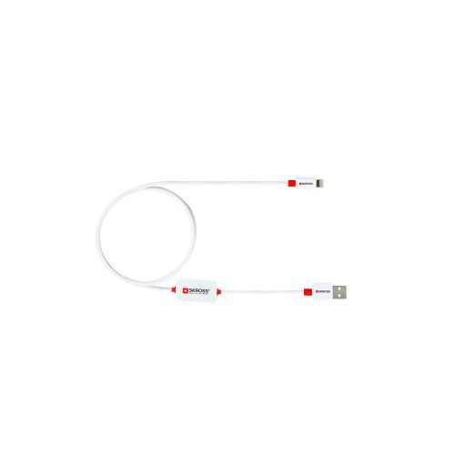 SKROSS USB kábel, töltő, szinkron, alarm (lightning) 1m