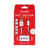SKROSS USB kábel, töltő, szinkron, alarm (lightning) 1m