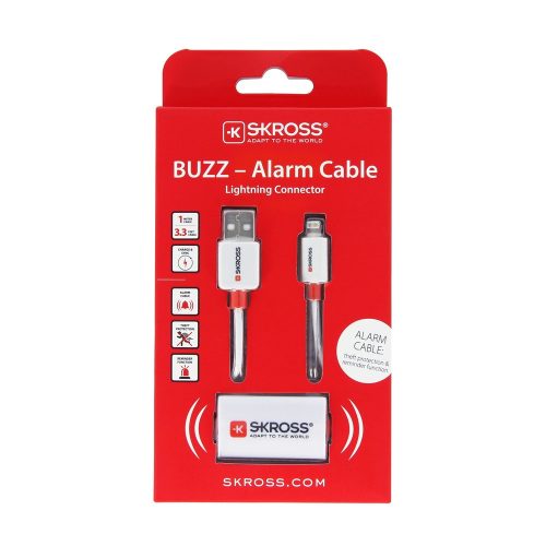 SKROSS USB kábel, töltő, szinkron, alarm (lightning) 1m