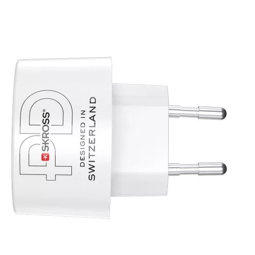 SKROSS USB gyorstöltő (USB-C,USB-A) 65W, PD, + 1,6m USB-C kábel, GaN