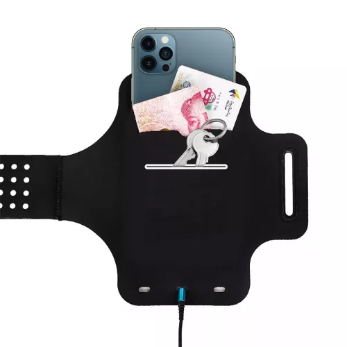 Univerzális kartok sportoláshoz, max. 6,5nquot, méretű készülékekhez - Universal Sport Armband - szürke (ECO csomagolás)