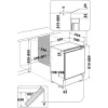 Whirlpool WBUF011 hűtő beépíthető egyajtós