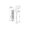 Whirlpool WHSD18A011B2 hűtő egyajtós beépíthető