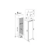 Whirlpool WHSD18F083C1 P fagyasztószekrény beépíthető 7 rekesz