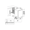 Whirlpool WH8IA15AM3TUS0 mosogatógép beépíthető 15 teríték