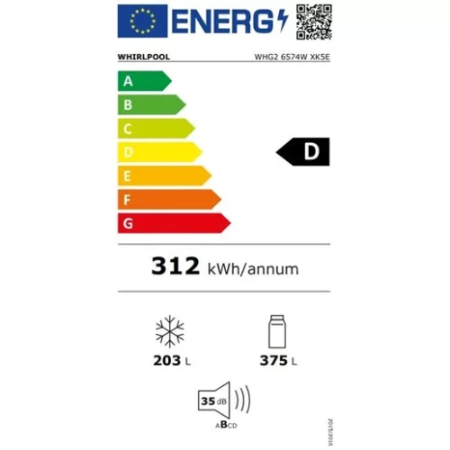 Whirlpool WHG2 6574W XK5E hűtő side by side