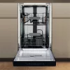 Whirlpool WH3UC10BS7A0X mosogatógép beépíthető 10 teríték keskeny