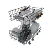 Whirlpool WH3UC10BS7A0X mosogatógép beépíthető 10 teríték keskeny