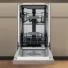 Whirlpool WH6PC11BS7A0 mosogatógép beépíthető 11 teríték keskeny