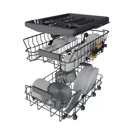 Whirlpool WH6PC11BS7A0 mosogatógép beépíthető 11 teríték keskeny