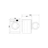 Whirlpool WP A9X WBS EE szárítógép hőszivattyús 9 kg