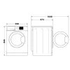 Whirlpool WP B8X WBS EE szárítógép hőszivattyús 8 kg