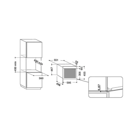 Whirlpool W11I MS180 sütő beépíthető elektromos