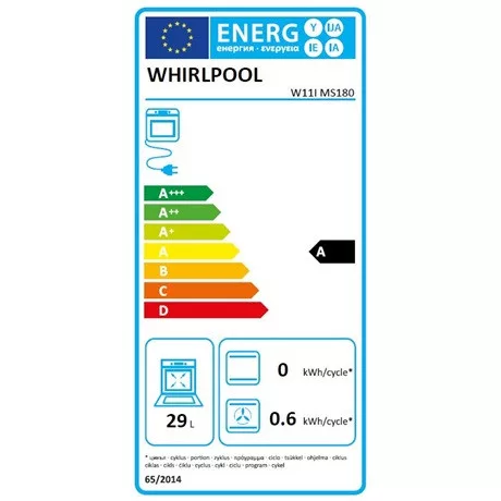 Whirlpool W11I MS180 sütő beépíthető elektromos