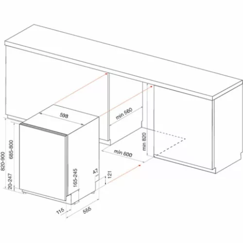 Whirlpool AMW 4920 WH mikrohullámú sütő beépíthető