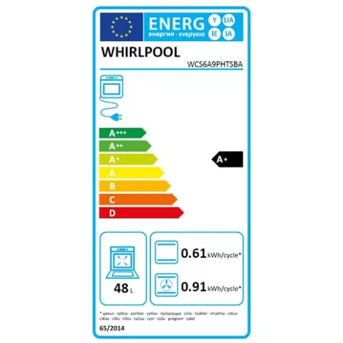 Whirlpool WCS6A9PHTSBA sütő beépíthető elektromos
