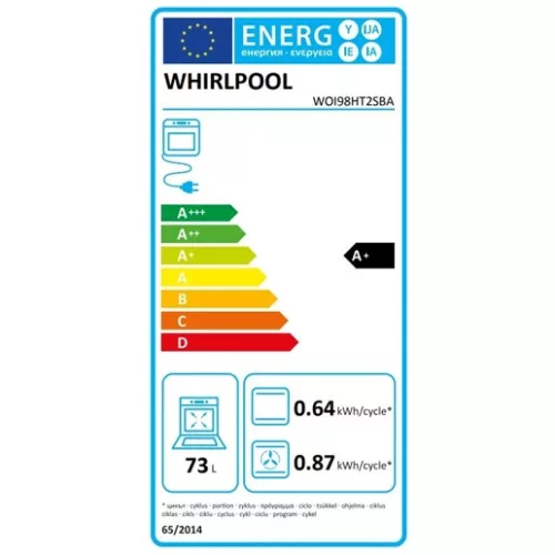 Whirlpool WOI98HT2SBA sütő beépíthető elektromos