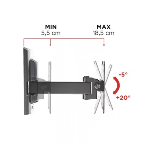 Meliconi 580457 FLATSTYLE FR100 fali konzol vesa 100